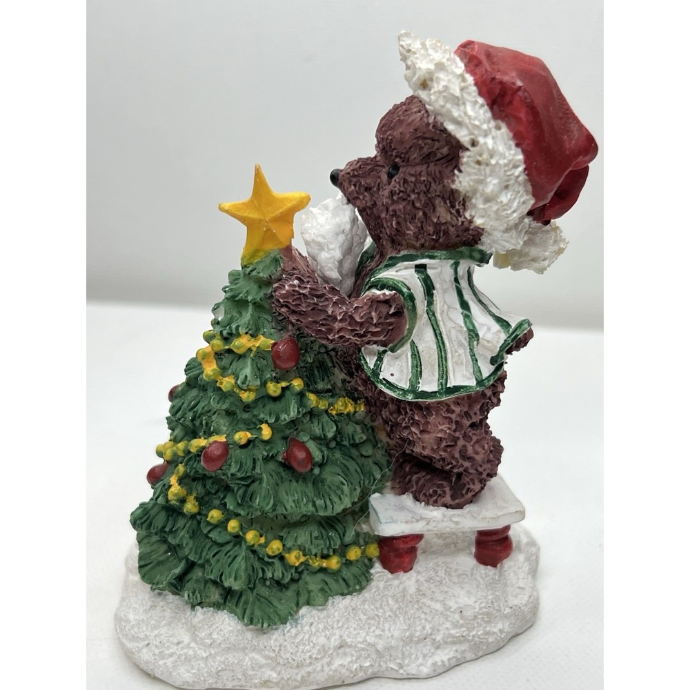 Vintage Ponco Products Christmas Bear Figurine Decorating Tree Hermitage Pomery